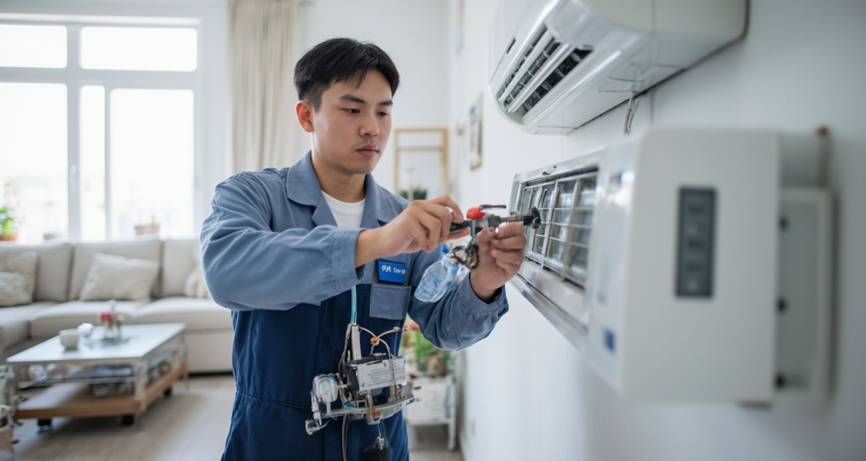 24小时不间断，空调移机加氟一站式服务轮播图3
