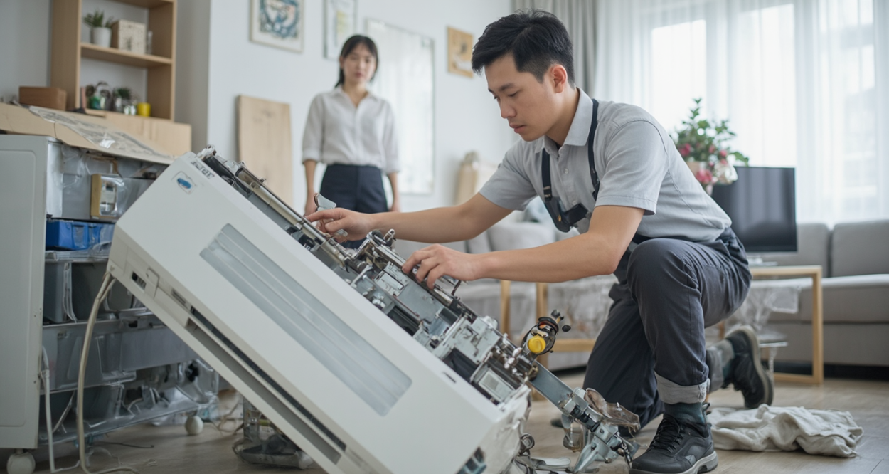 房山拆装空调移机服务全解析轮播图1