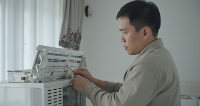 柜机空调后盖板拆卸全攻略，轻松搞定！图片17