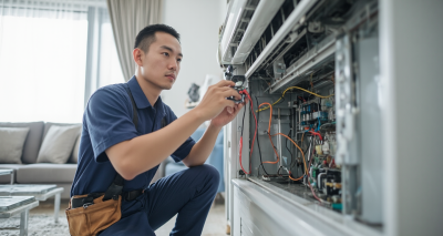 柜机空调内机维修：夏日清凉的关键守护者图片9