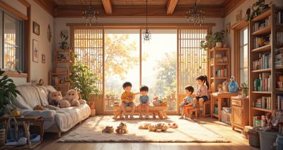 保姆哄孩子：家庭和谐的小秘诀图片3