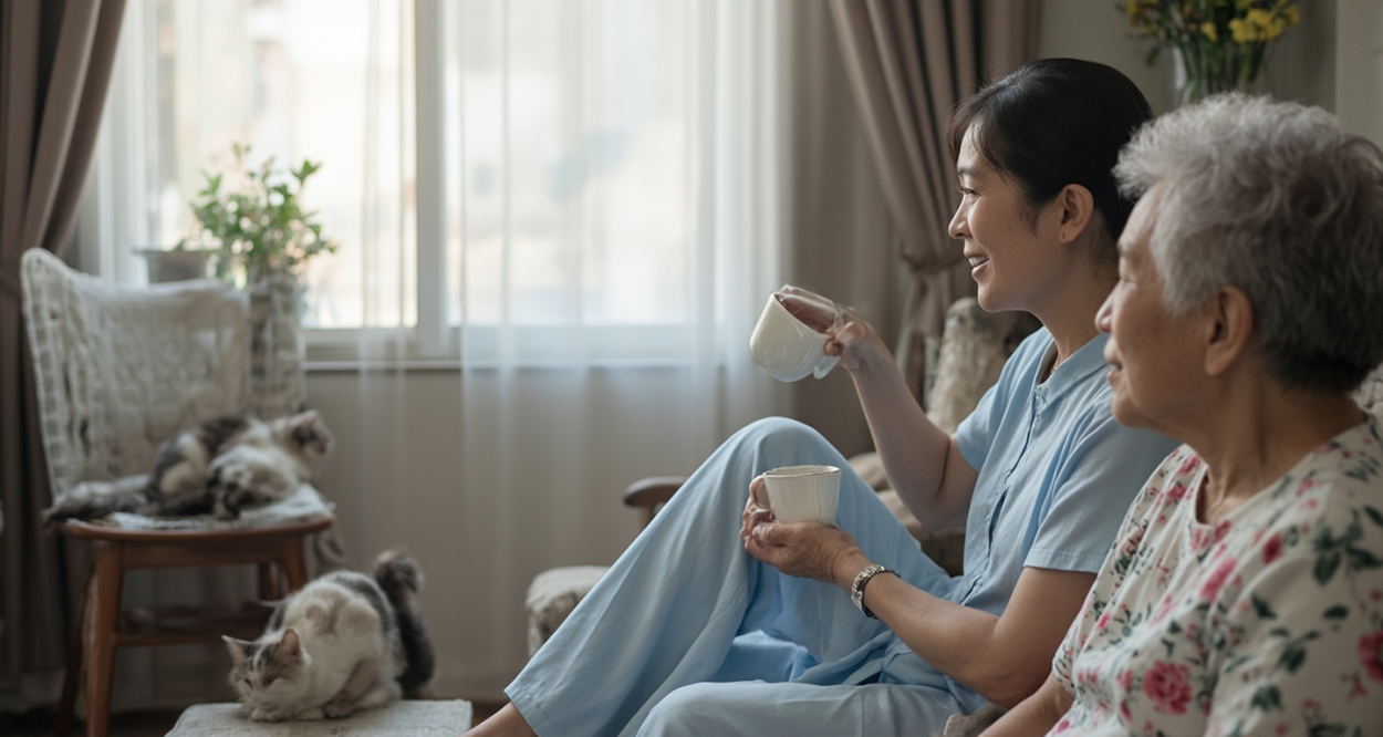 陪独居老人的住家保姆：温暖孤独的心灵轮播图1