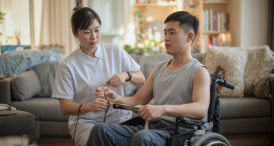 保姆照顾残疾人：家的温暖守护者图片14