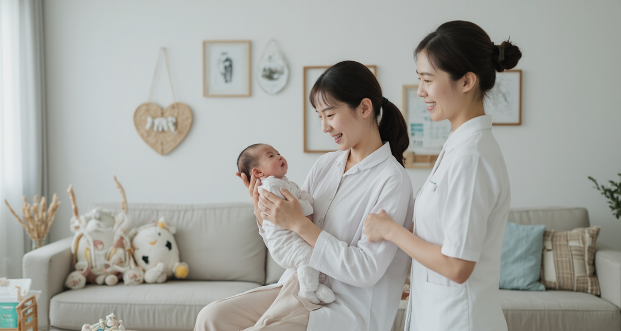 点阿姨月嫂育婴师：家庭幸福的得力助手轮播图1