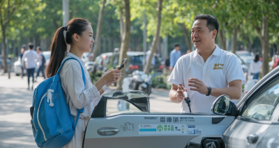 跑网约车租电动车，绿色出行新风尚图片8