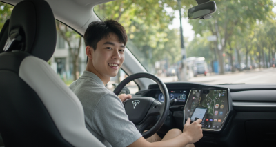 电车租赁跑网约车：绿色出行新风尚图片2