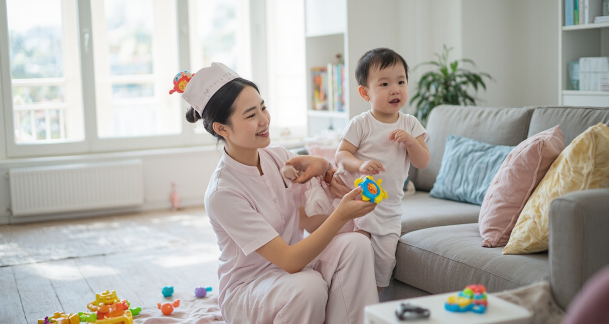 上门育婴师：家庭育儿的得力助手轮播图1