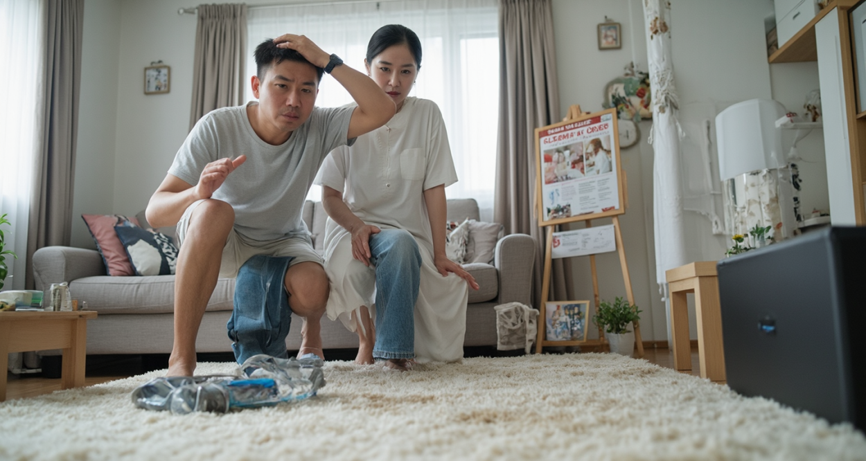清洗地毯，让家的温馨更“净”一步——便民服务活动纪实轮播图2