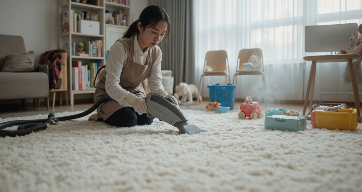 家中大地毯如何高效清洗？秘诀来啦！轮播图1