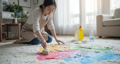 地毯上的涂料怎么清洗？轻松搞定家居小烦恼！图片12