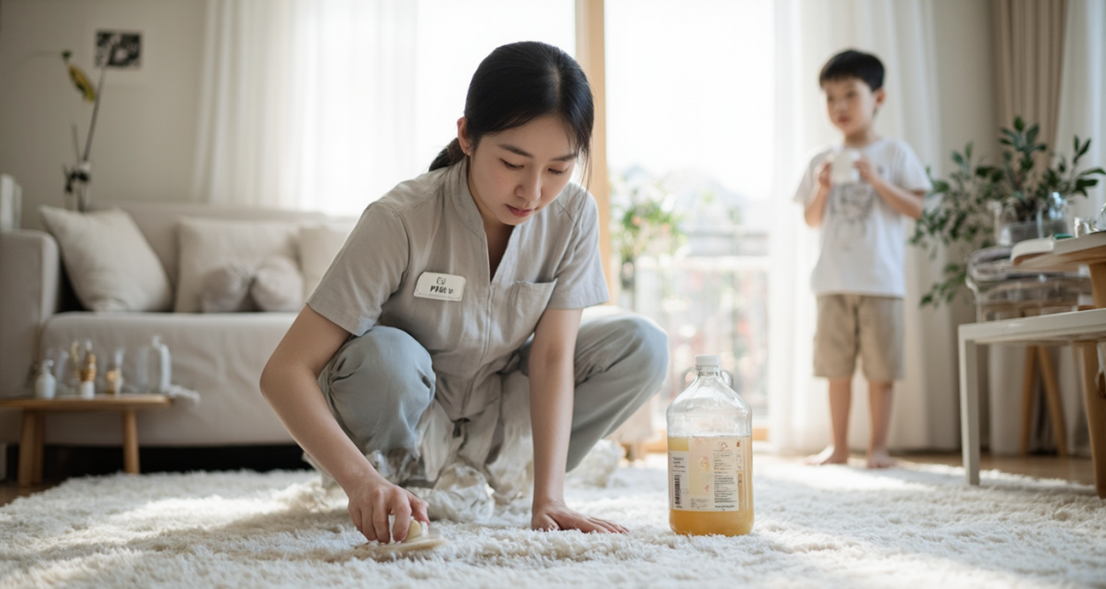地毯污渍清洗大全：告别顽固污渍，让家焕然一新轮播图1