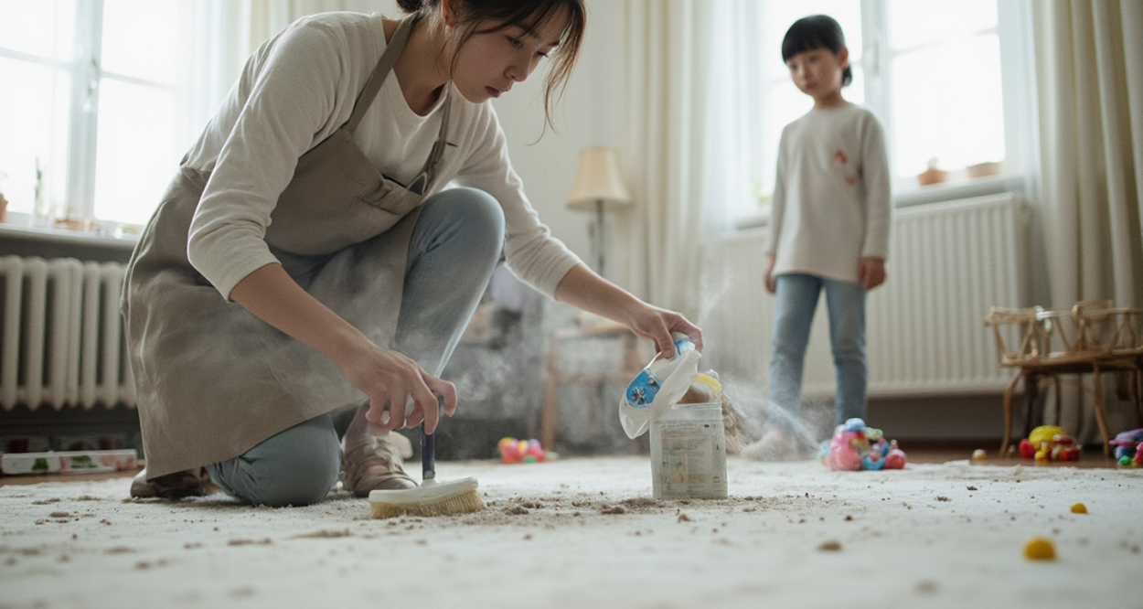 家中清洁新宠：揭秘地毯抽洗粉的神奇魅力轮播图1