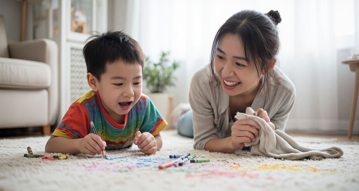 地毯上的彩笔污渍，轻松搞定有妙招！轮播图2