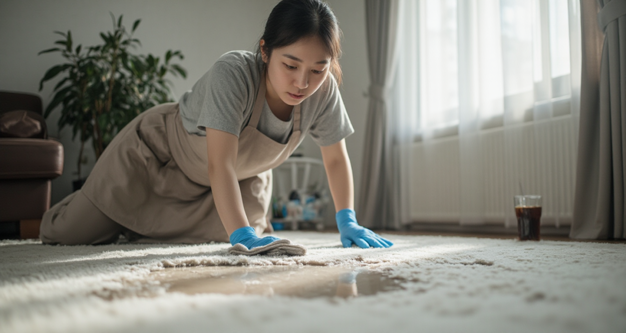 地毯上有可乐怎么清洗？超实用家庭清洁秘籍！轮播图1