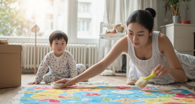 儿童地毯清洗大揭秘：让宝贝的玩耍天地焕然一新图片17