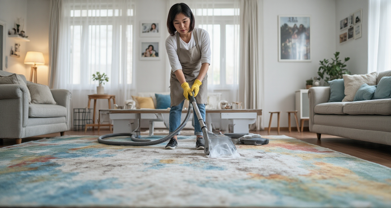 东城清洗地毯：让家的温馨从脚下开始轮播图1