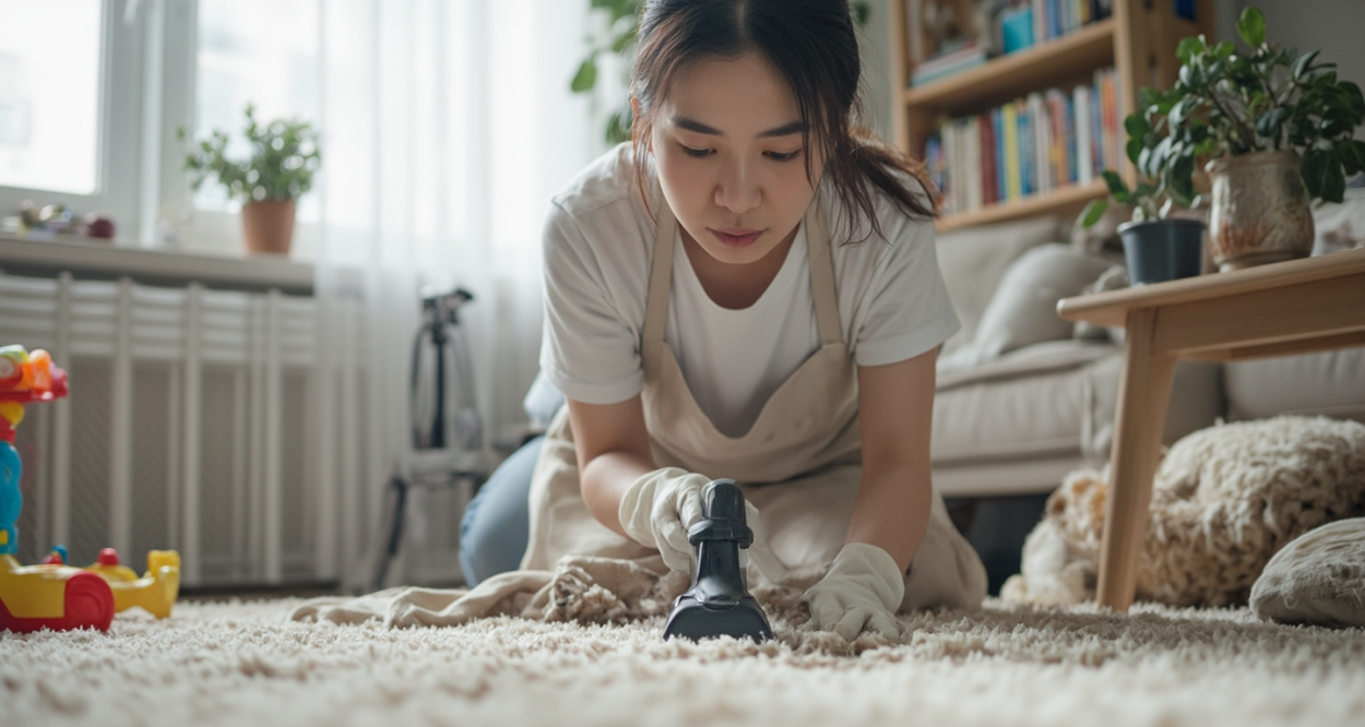 家居地毯清洁大揭秘：让家的温馨不再被尘埃掩盖轮播图1