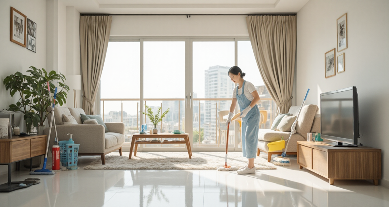 80平的房子开荒保洁，价格揭秘！轮播图1