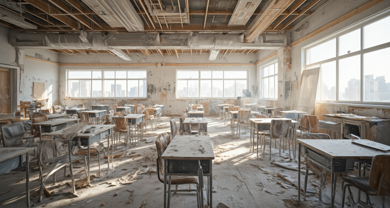教学楼开荒保洁价格揭秘：多少钱一平米？轮播图1