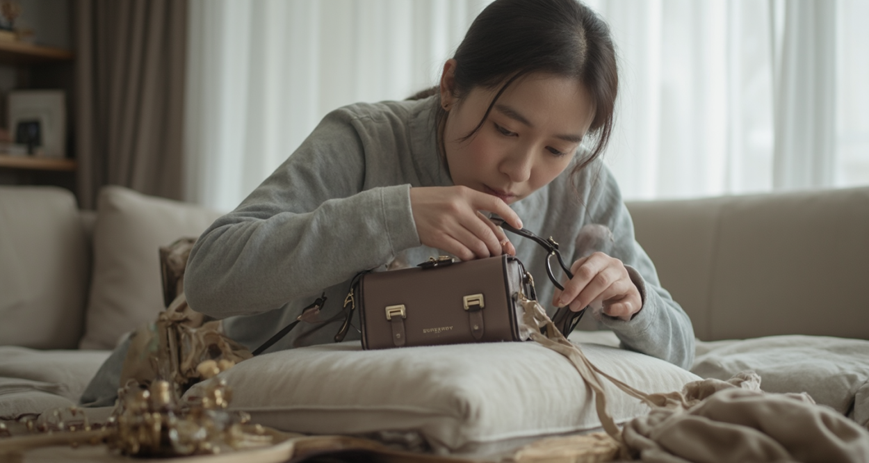 揭秘！巴宝莉包包高价收购背后的秘密轮播图2