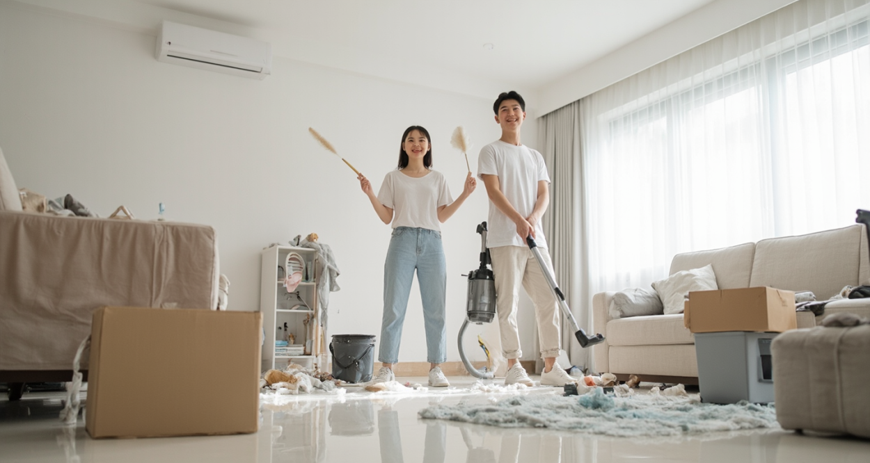 成都大型开荒保洁：打造你的梦想家居新起点轮播图1